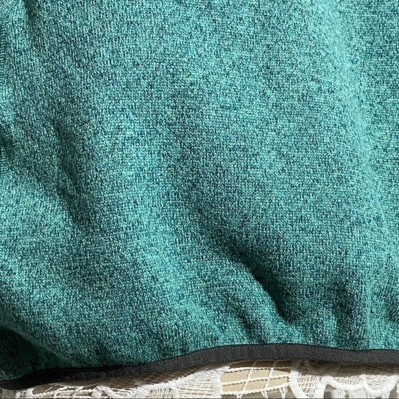 Women's Heather Teal Sweater Knit Fleece Plus size - Picture 8 of 12